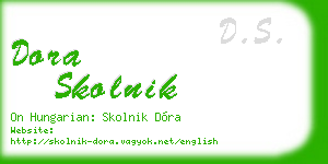dora skolnik business card